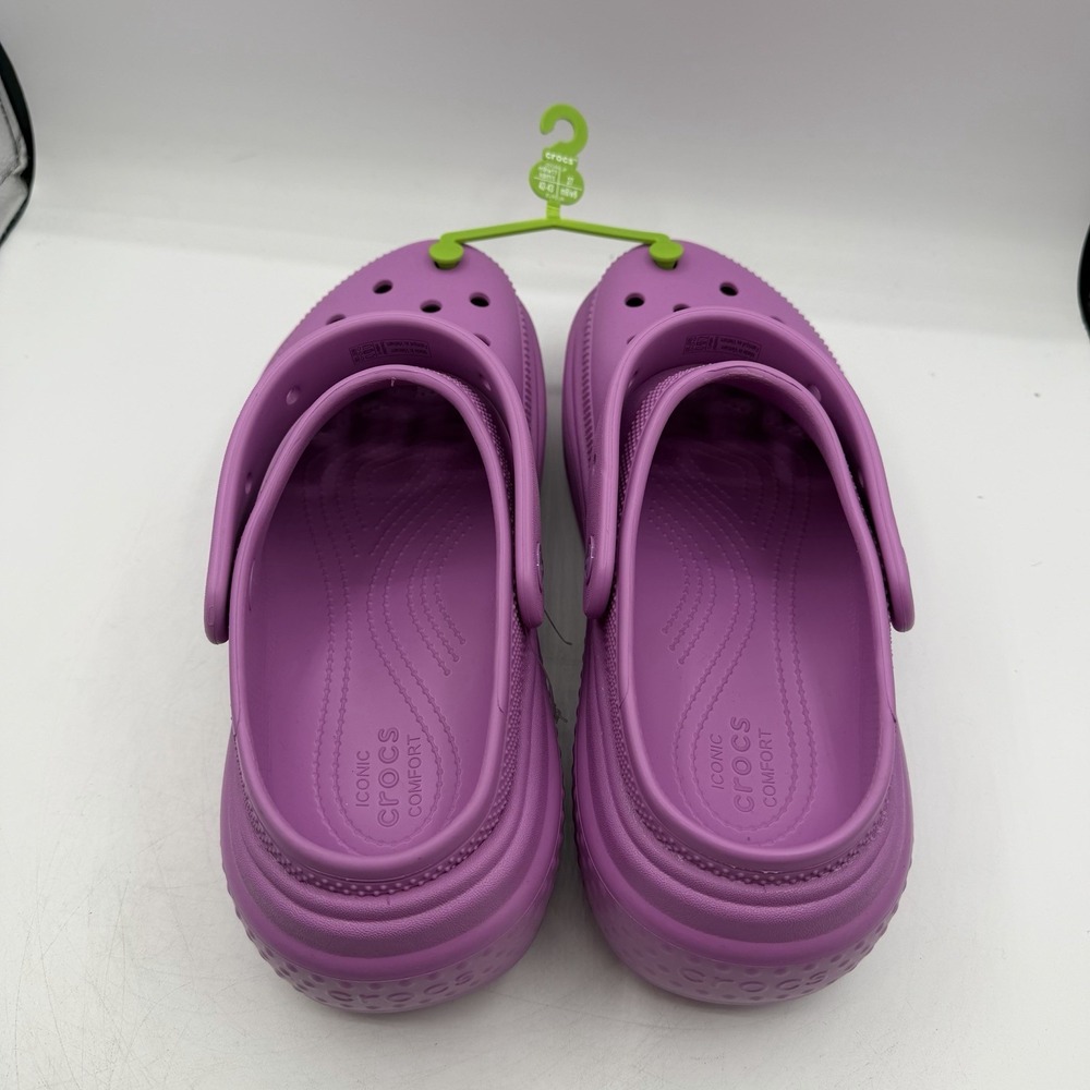 Crocs Stomp Clogs Womens 11 Mens 9 Lilac Purple Slip On Shoes Chunky Sandals NEW - Picture 7 of 8